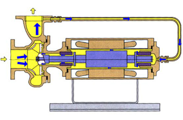 大连环友屏蔽泵基本型-带连接体（BA型）
