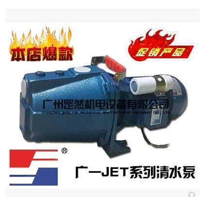 广一水泵JET100型号清水泵 广一抽水泵 铜叶抽水泵 750W水泵