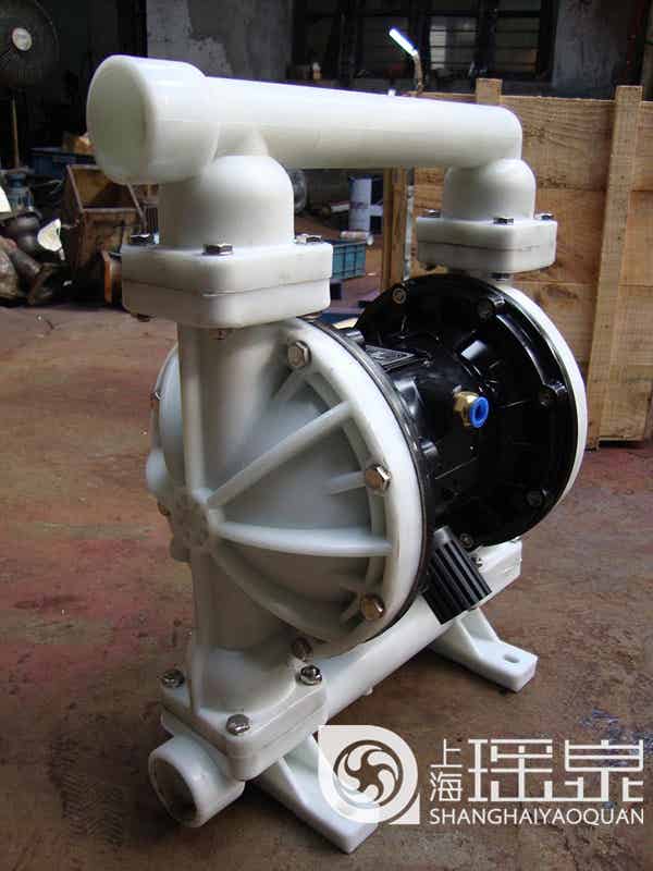 上海瑶泉 QBY-40工程塑料气动隔膜泵 耐酸碱隔膜泵 气动隔膜泵
