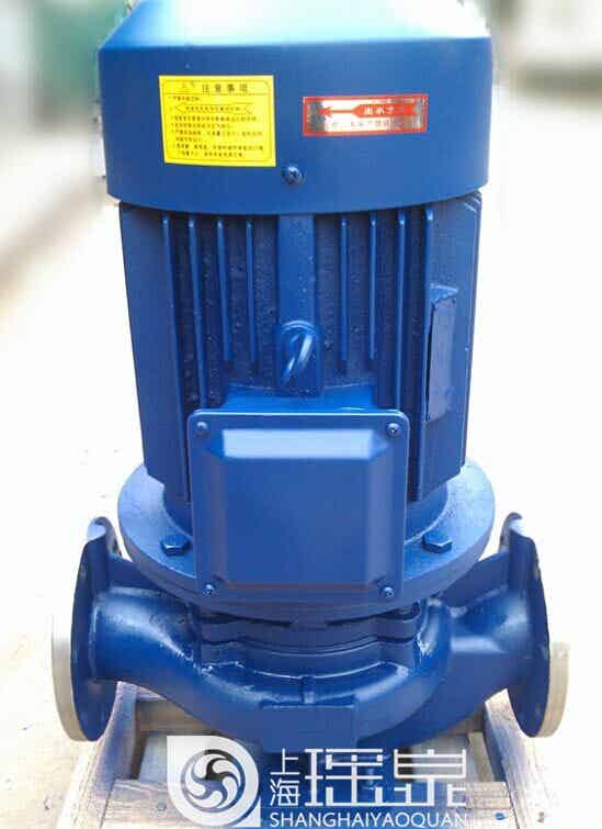瑶泉泵业 IHG50-160不锈钢立式管道泵 耐腐蚀离心泵 管道离心泵