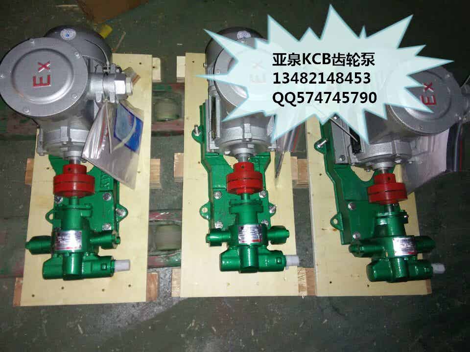 上海亚泉KCB齿轮油泵,不锈钢齿轮泵，油泵，豆浆泵。齿轮泵，食品输送泵