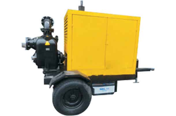 SCP无堵塞强自吸移动式柴油机排污泵