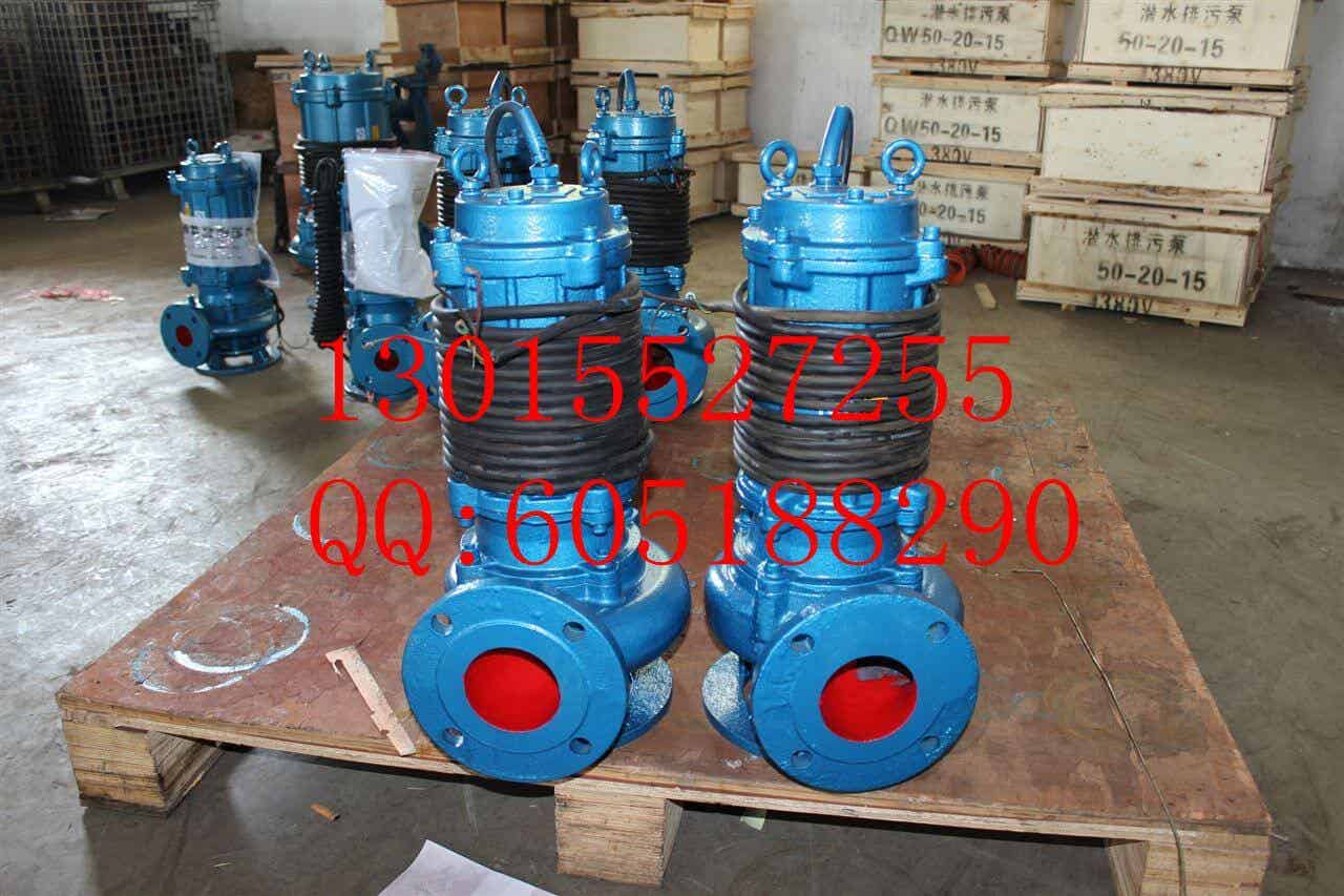 鹤壁真空泵厂家供应WQ系列无堵塞固定式潜水排污泵