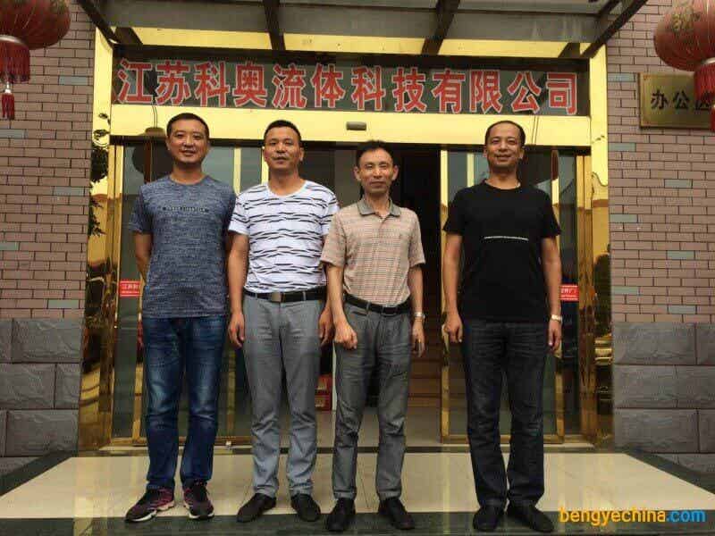 热烈祝贺江苏科奥流体有限公司与江苏永一泵业科技集团公司达成战略合作关系