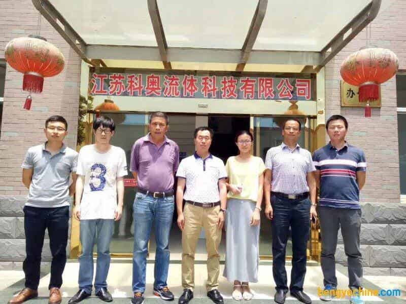 福建东南电化集团公司领导一行莅临科奥流体